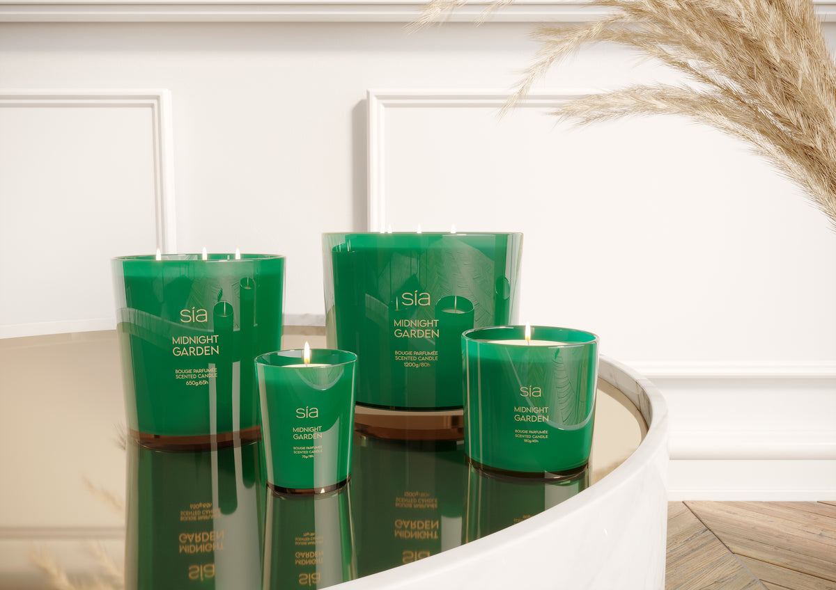 Bougie parfumée vert aurora - SERAX