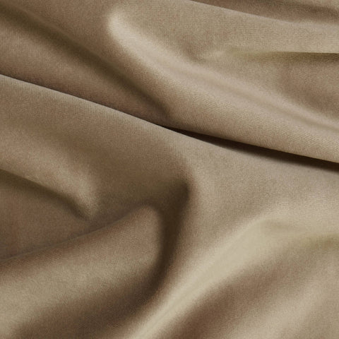 Lot de 2 fauteuils de salle à manger ALYA velours lisse beige