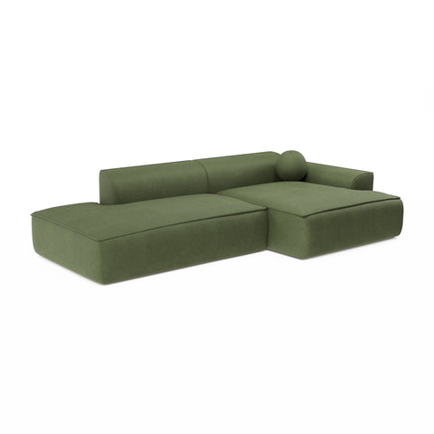 Canapé angle droit 260cm ANIA Tissu tramé