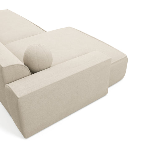 Canapé angle gauche 260cm ANIA Tissu tramé