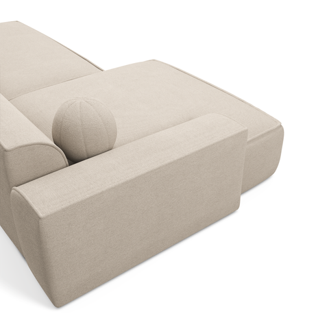 Canapé angle gauche 260cm ANIA Tissu tramé
