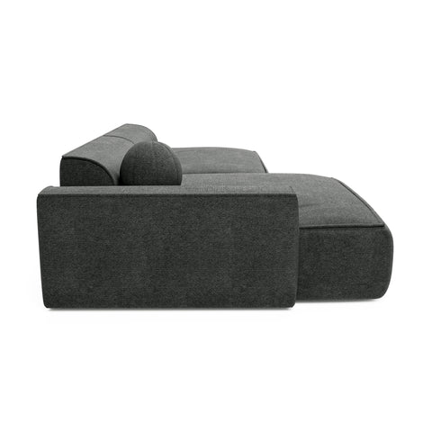 Canapé angle gauche 260cm ANIA Tissu tramé