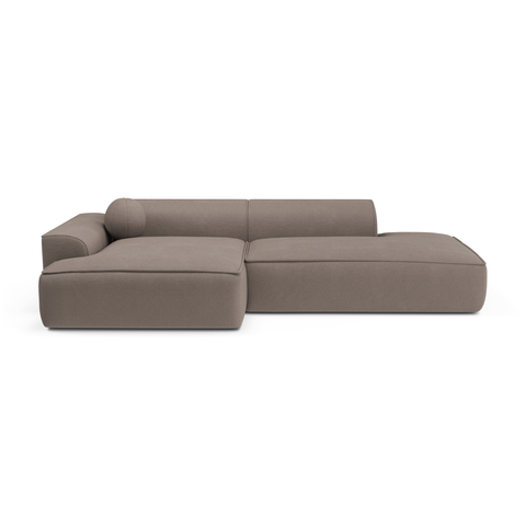 Canapé angle gauche 260cm ANIA Tissu tramé