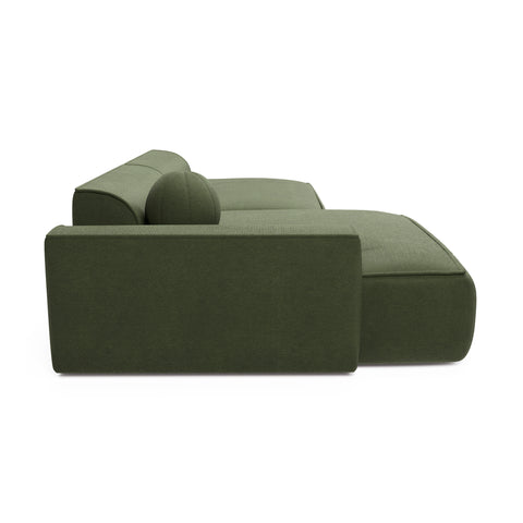 Canapé angle gauche 260cm ANIA Tissu tramé