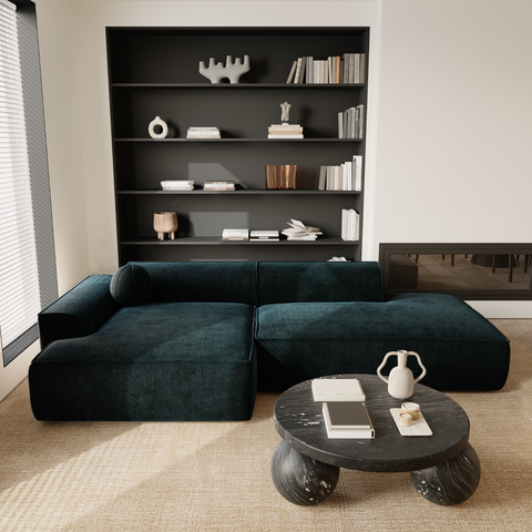 Canapé angle gauche 300cm ANIA Velours