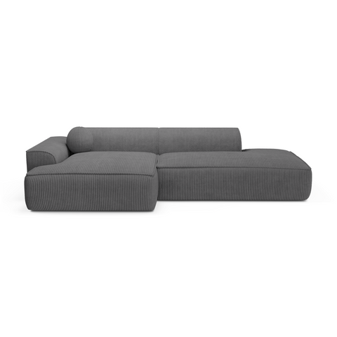 Canapé angle gauche 300cm ANIA Velours côtelé