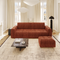 Pouf BARI velours chenillé