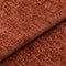 Ensemble canapé 4 places et pouf BARI velours chenillé terracotta