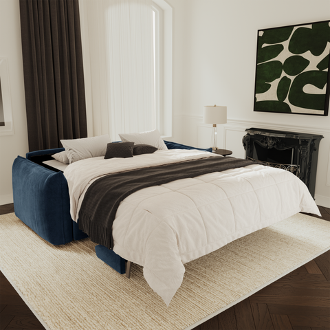 Canapé convertible matelas 160cm COCO Velours