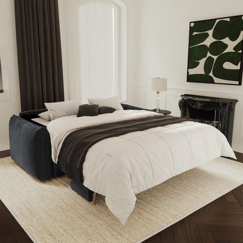 Canapé convertible matelas 160cm COCO Velours