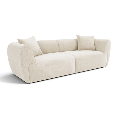 Canapé 4 places CÔME velours texturé