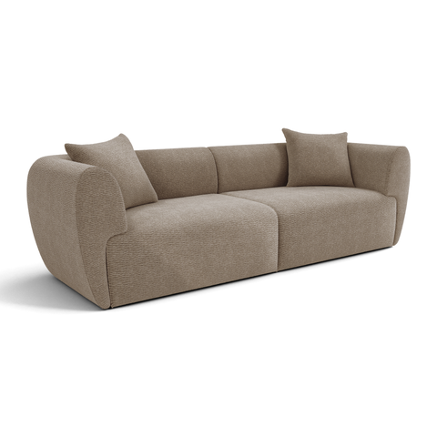 Canapé 4 places CÔME velours texturé