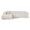 Canapé angle gauche COVA tissu bouclette