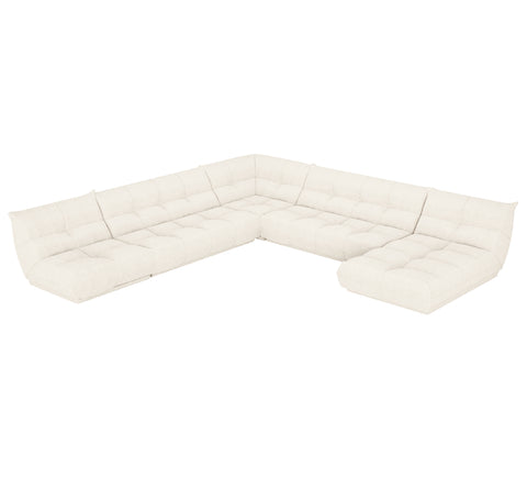 Canapé panoramique modulable XXL COZY Bouclette
