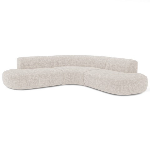 Canapé grand angle DREAM Velours texturé