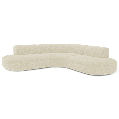 Canapé grand angle DREAM Velours texturé