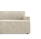 Canapé d'angle droit convertible ELIOTT Velours texturé - Avec coffre de rangement