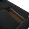 Canapé d'angle gauche convertible ELIOTT Velours texturé - Avec coffre de rangement