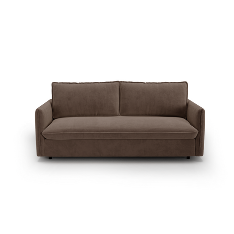 Canapé convertible express matelas Dunlopillo 160cm ELVI Velours