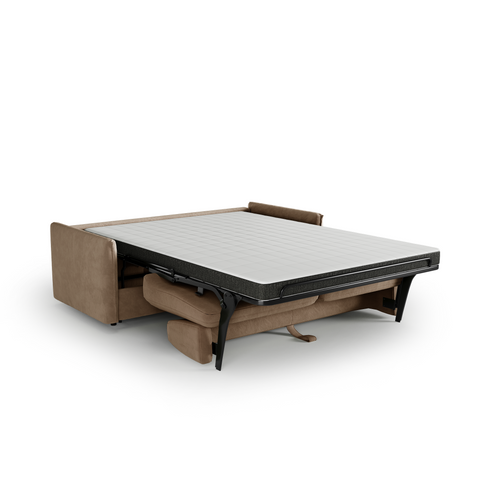 Canapé convertible express matelas Dunlopillo 160cm ELVI Velours