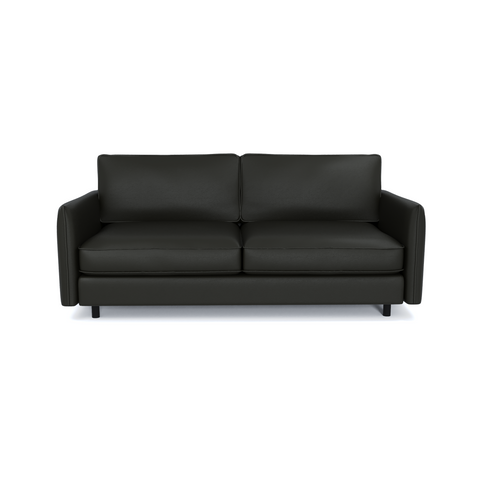 Canapé convertible express ISAKA Cuir - Matelas Dunlopillo 140cm