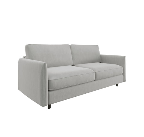 Canapé convertible express ISAKA Tissu tramé - Matelas Dunlopillo 140cm