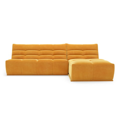 Canapé d'angle droit ou gauche modulable JODY Velours