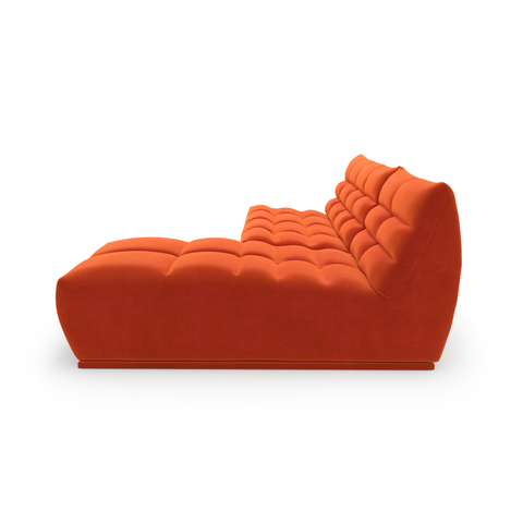 Canapé d'angle droit ou gauche modulable JODY Velours
