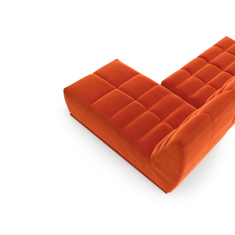 Canapé d'angle droit ou gauche modulable JODY Velours