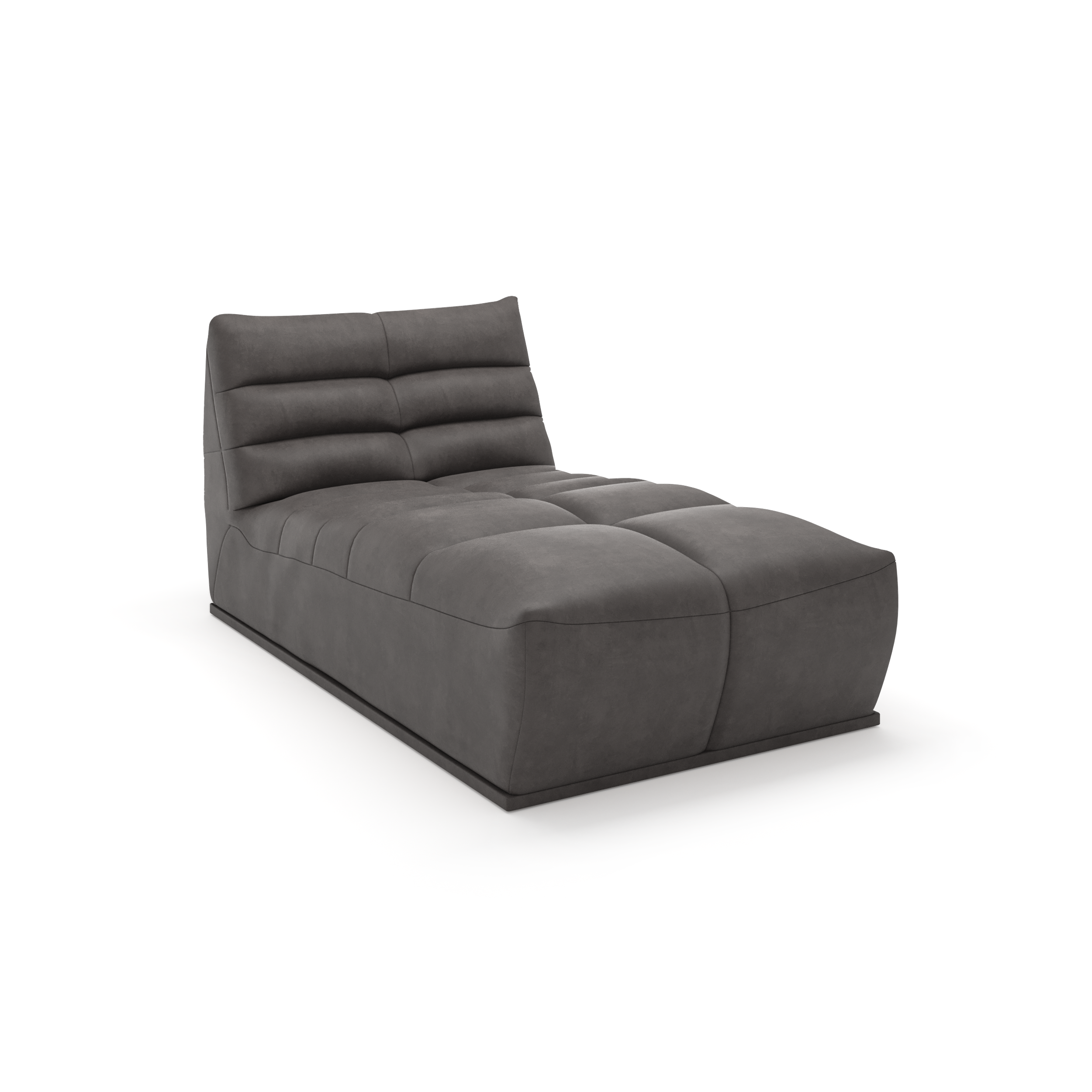 Méridienne modulable JODY Tissu effet cuir vintage– Sia Home