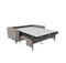 Canapé convertible express LEO Tissu tramé - Matelas Dunlopillo 160cm