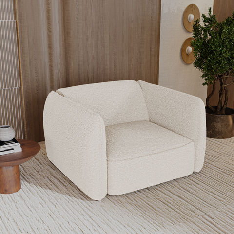Fauteuil LIAM Tissu bouclette