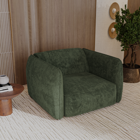 Fauteuil LIAM Velours tramé
