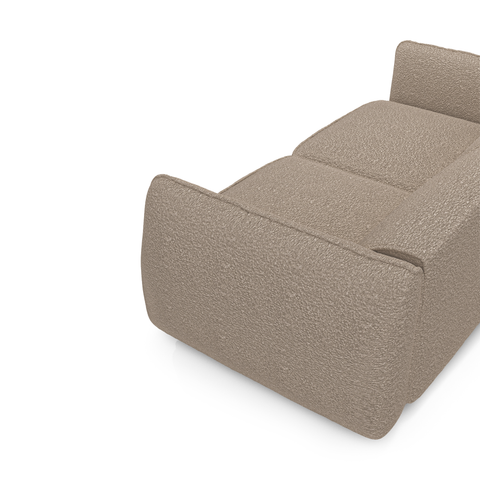 Canapé 3 places LIVIA Tissu bouclette