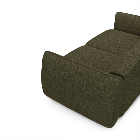 Canapé 3 places LIVIA Tissu bouclette