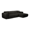 Canapé grand angle droit convertible LIVA Tissu bouclette