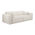 Canapé 4 places convertible LIVA Tissu bouclette