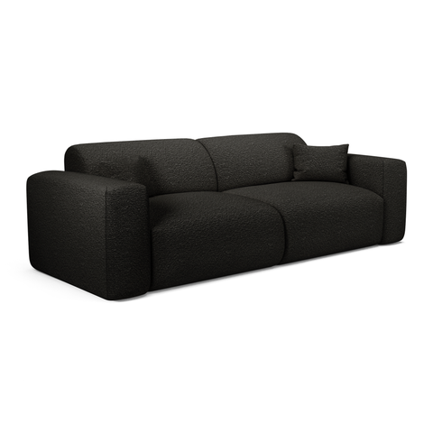 Canapé 4 places convertible LIVA Tissu bouclette