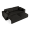 Canapé 4 places convertible LIVA Tissu bouclette