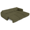 Canapé d'angle droit convertible LIVIA tissu bouclette