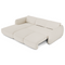 Canapé d'angle gauche convertible LIVIA tissu bouclette
