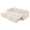 Canapé d'angle gauche convertible LIVIA velours tramé