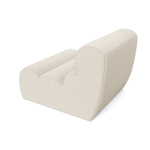 Fauteuil LOFT tissu bouclette