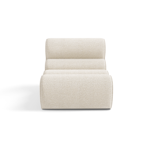 Fauteuil LOFT tissu bouclette
