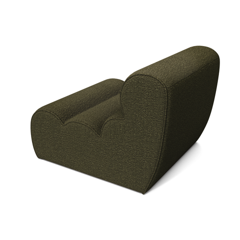 Fauteuil LOFT tissu bouclette