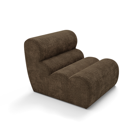 Fauteuil LOFT velours texturé