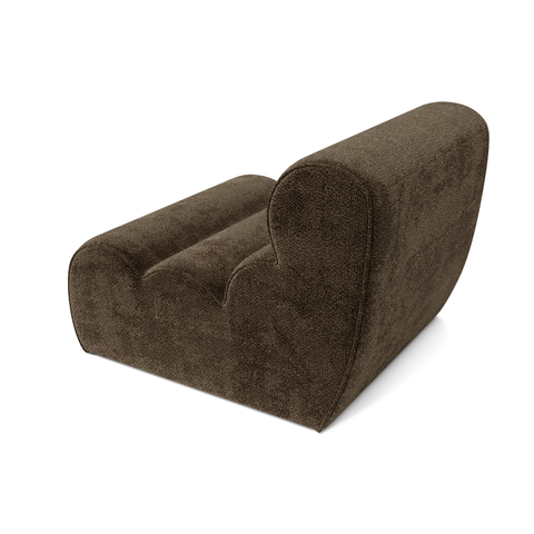 Fauteuil LOFT velours texturé