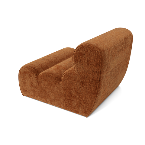 Fauteuil LOFT velours texturé