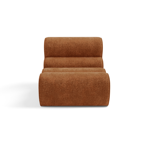Fauteuil LOFT velours texturé