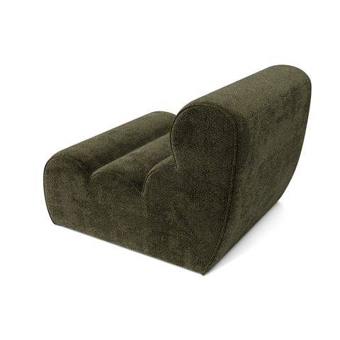 Fauteuil LOFT velours texturé